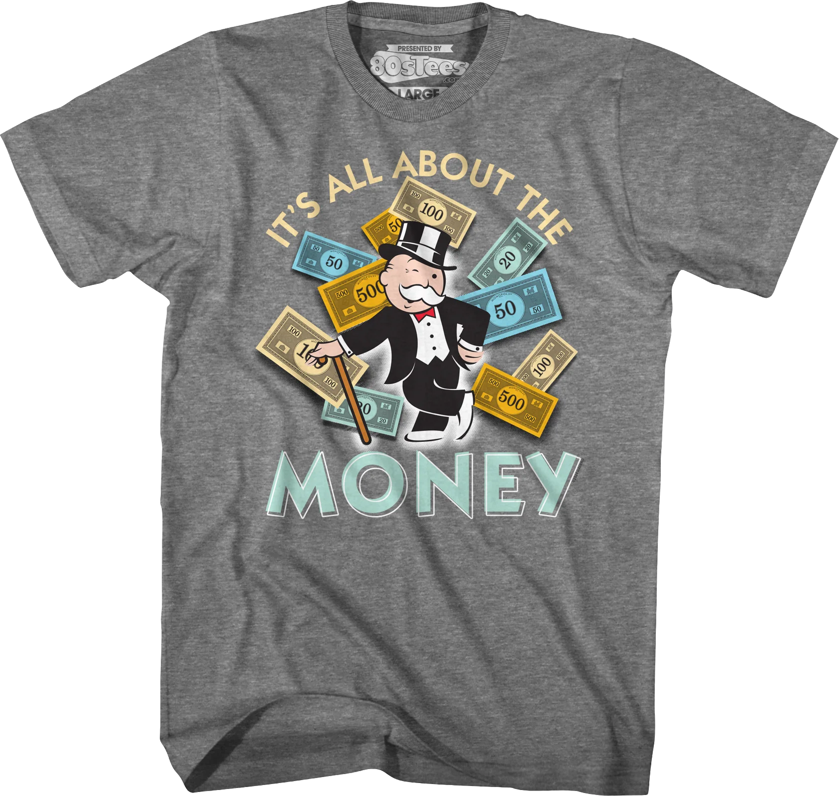 It's All About The Money Monopoly T-Shirt - Image 29