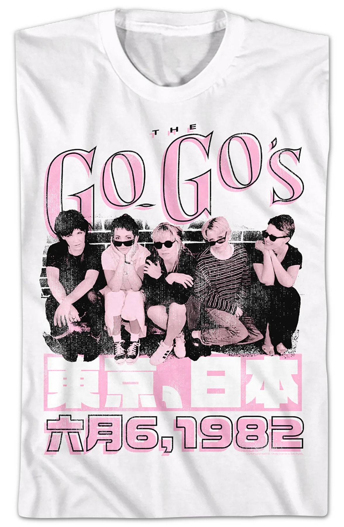 Japan 1982 Go-Go's T-Shirt - Image 2