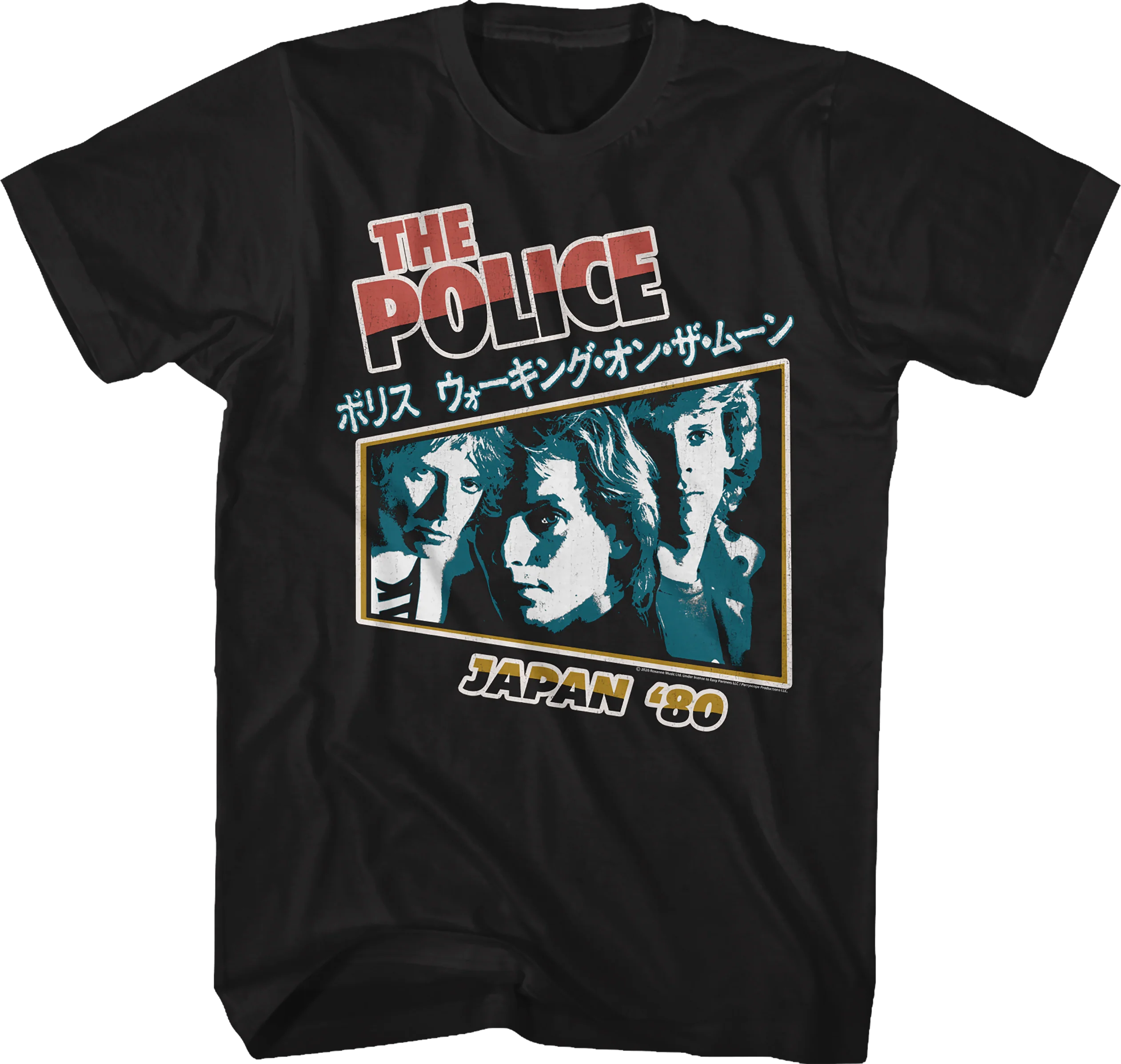 Japan '80 The Police T-Shirt