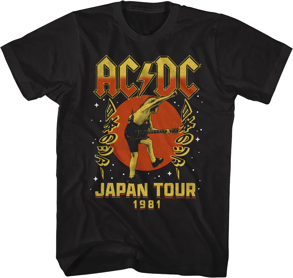 Japan Tour 1981 ACDC Shirt