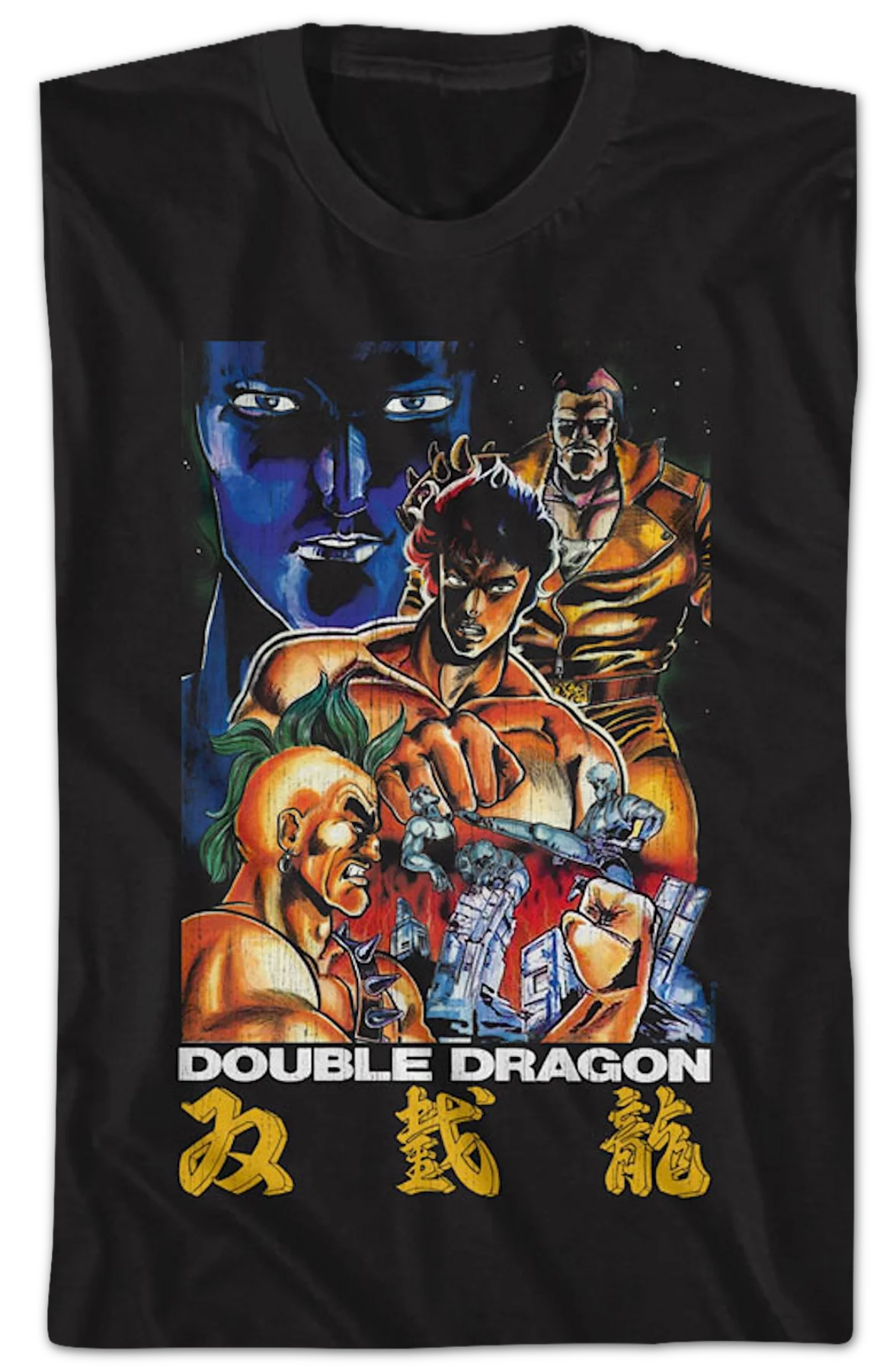 Japanese Box Art Double Dragon T-Shirt - Image 2