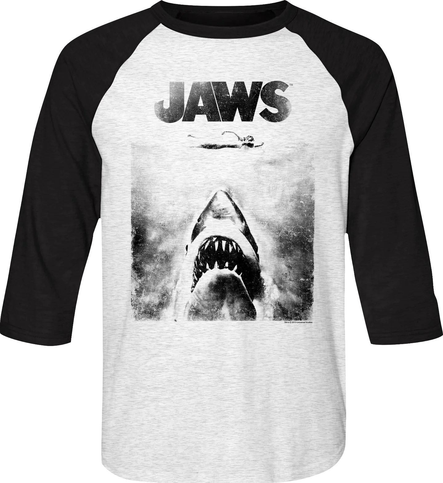 Jaws Raglan Baseball Shirt