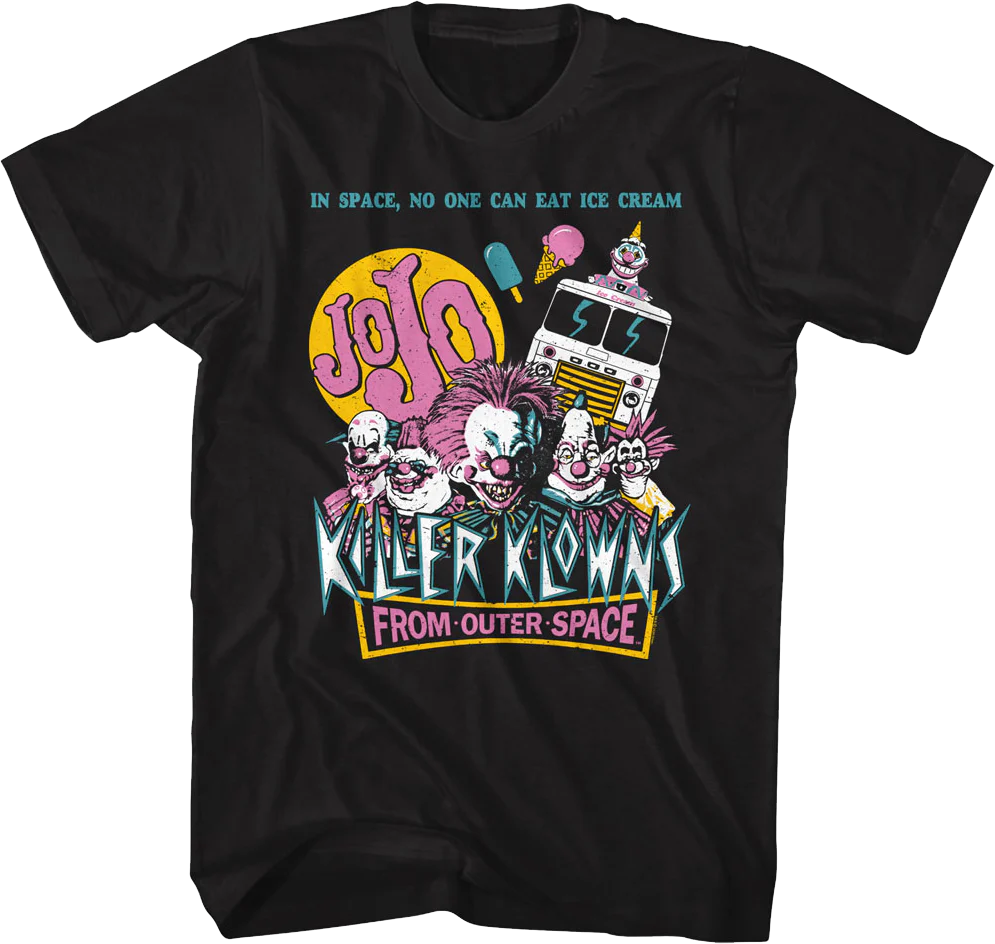 Jojo Ice Cream Killer Klowns From Outer Space T-Shirt