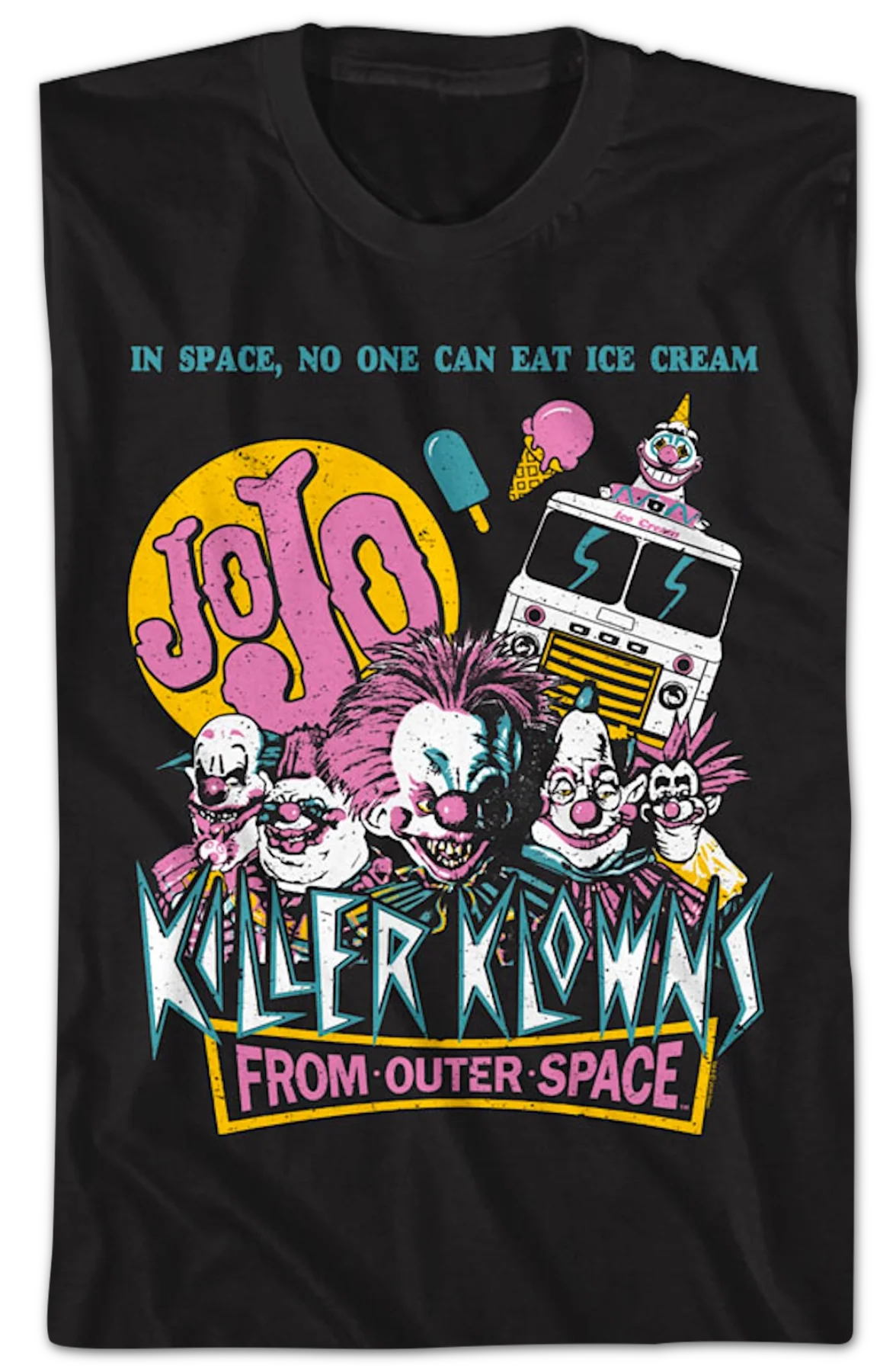 Jojo Ice Cream Killer Klowns From Outer Space T-Shirt - Image 2