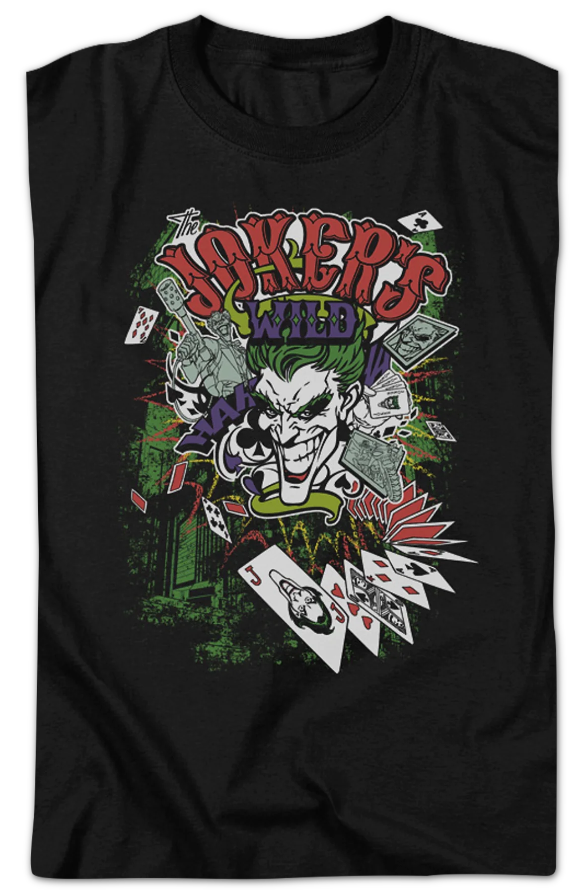 Joker's Wild DC Comics T-Shirt - Image 2