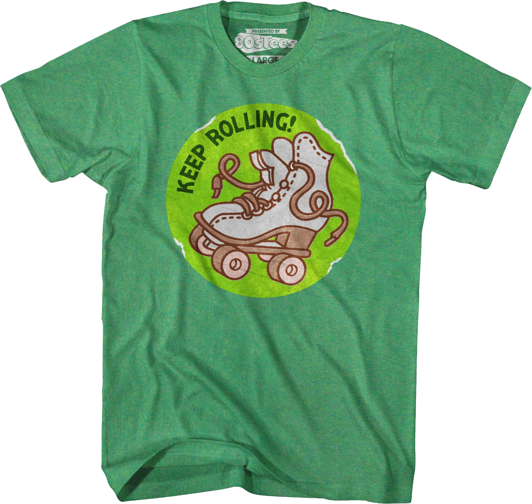 Keep Rolling Scratch & Sniff Sticker T-Shirt - Image 15