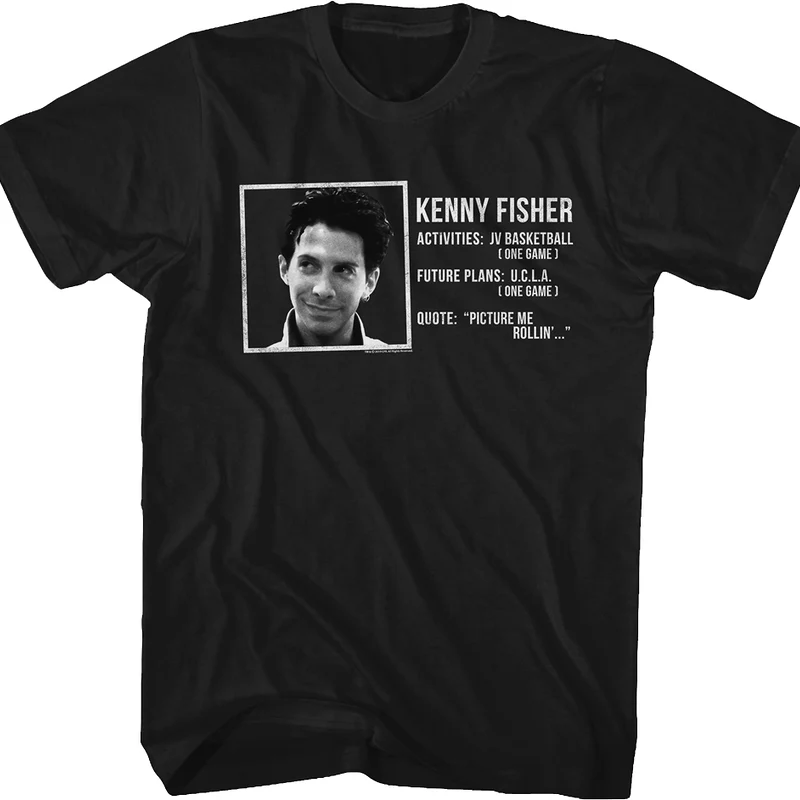 Kenny Fisher Yearbook Picture Can't Hardly Wait T-Shirt