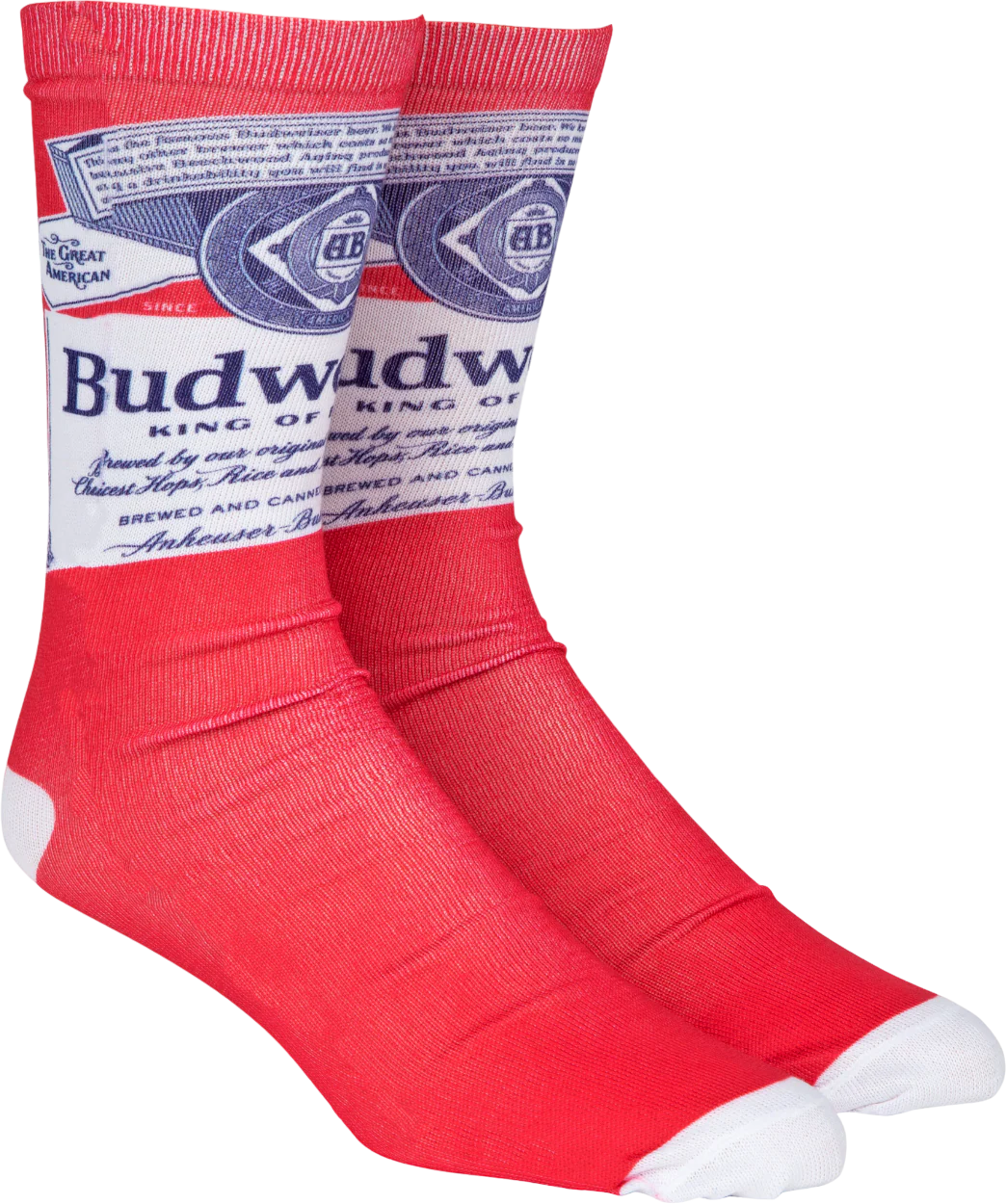 King Of Beers Budweiser Socks