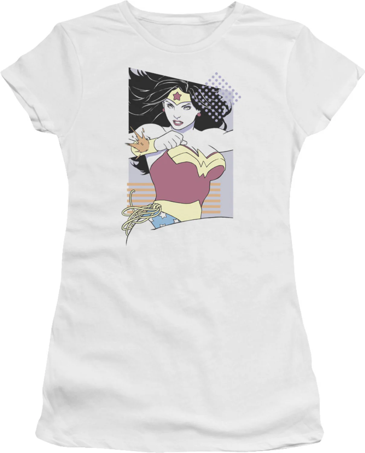 Ladies Action Pose Wonder Woman Shirt