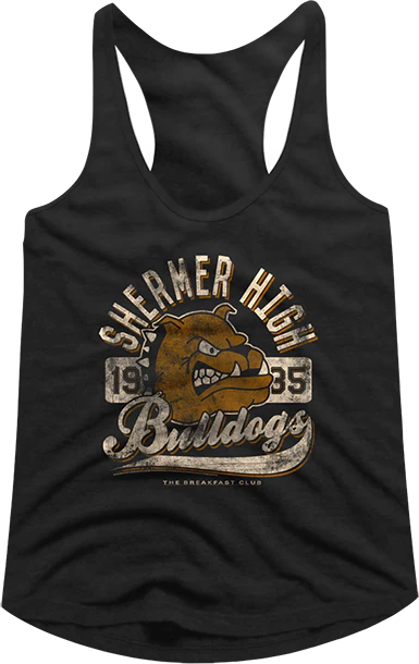 Ladies Bulldogs Breakfast Club Racerback Tank Top