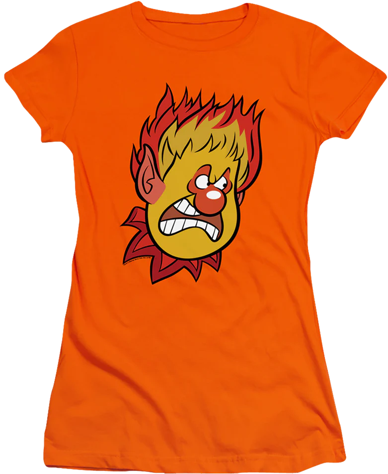 Ladies Heat Miser The Year Without A Santa Claus Shirt