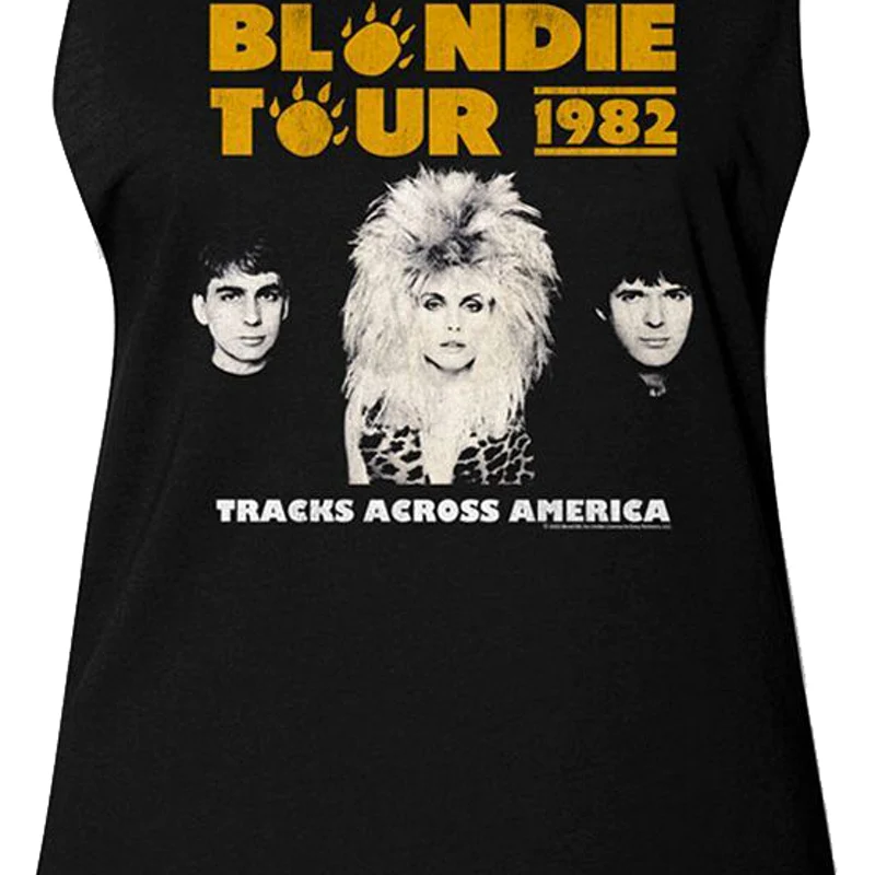 Ladies Tracks Across America Blondie Muscle Tank Top