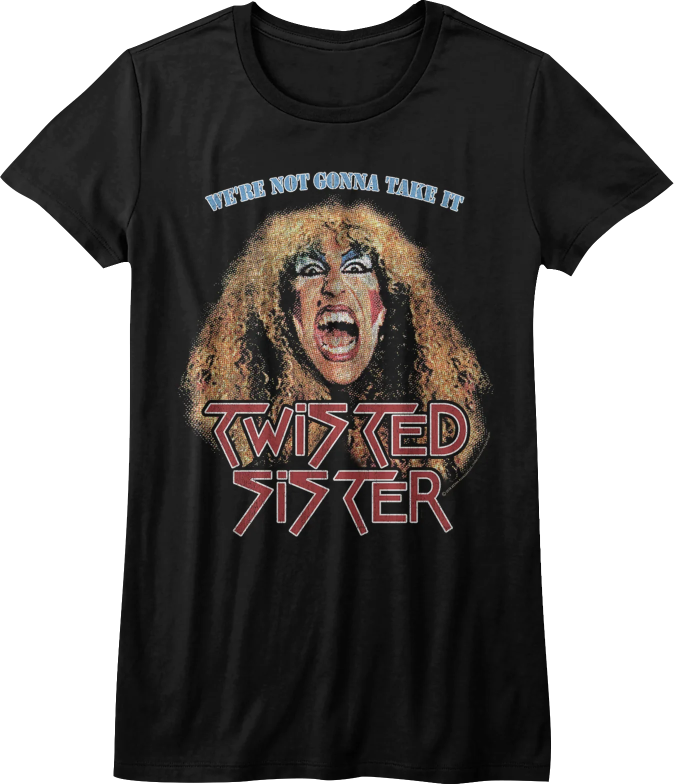 Ladies We're Not Gonna Take It Twisted Sister Shirt