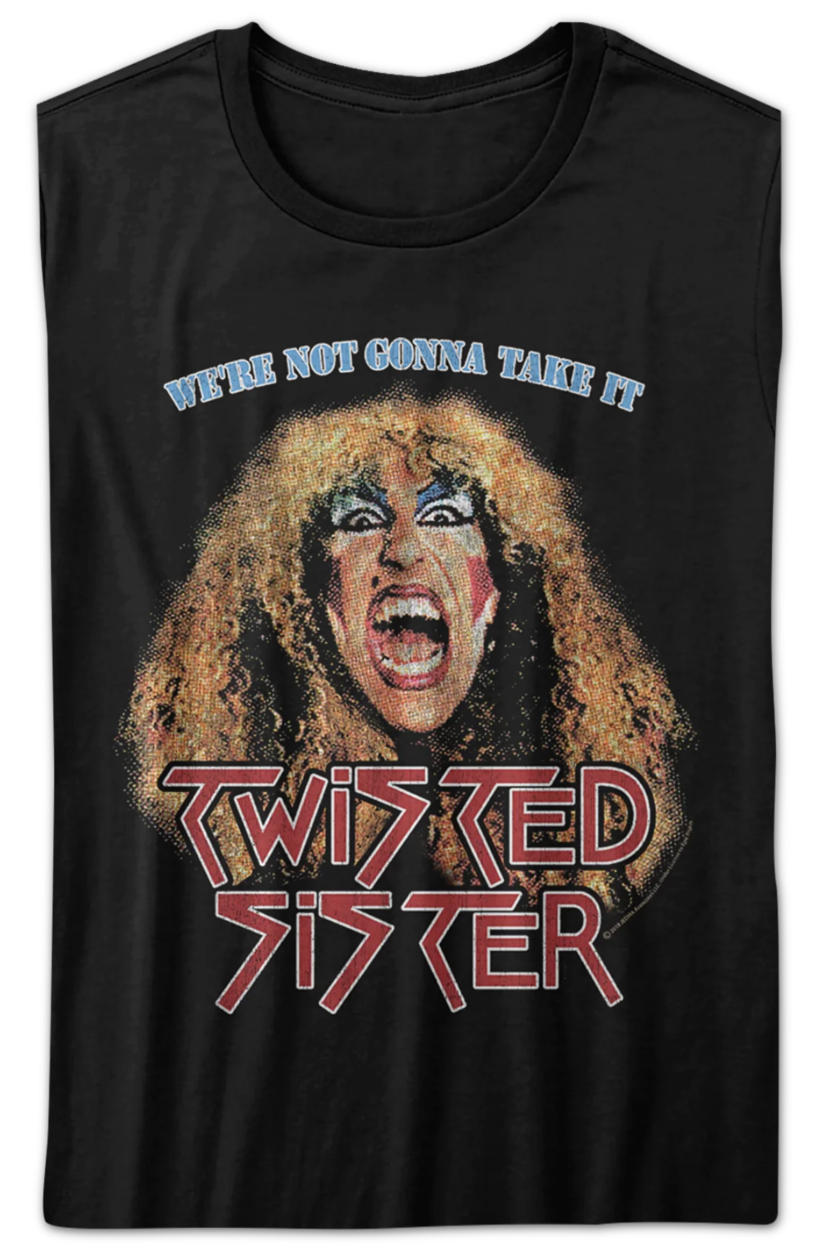 Ladies We're Not Gonna Take It Twisted Sister Shirt - Image 2