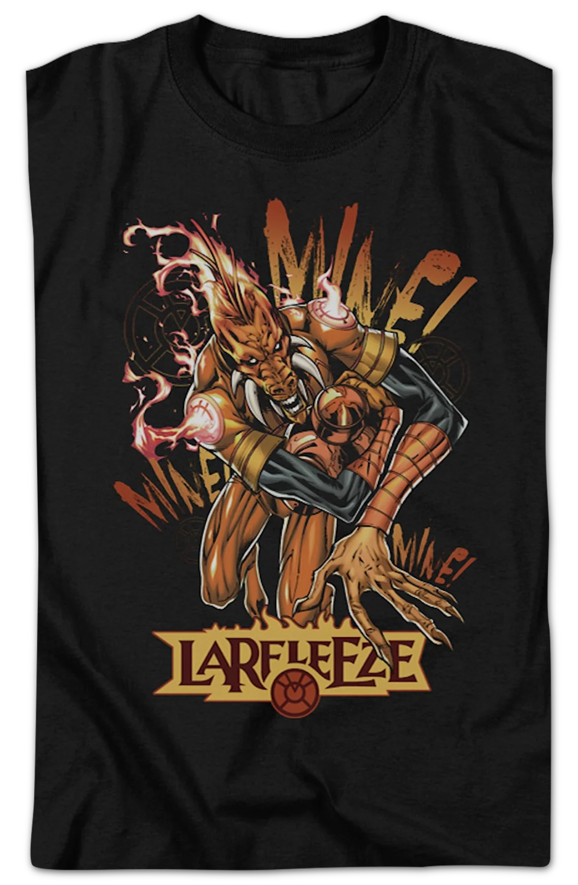 Larfleeze Green Lantern DC Comics T-Shirt - Image 2
