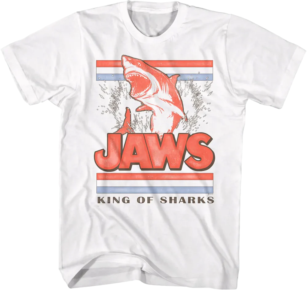 Leaping King Of Sharks Jaws T-Shirt