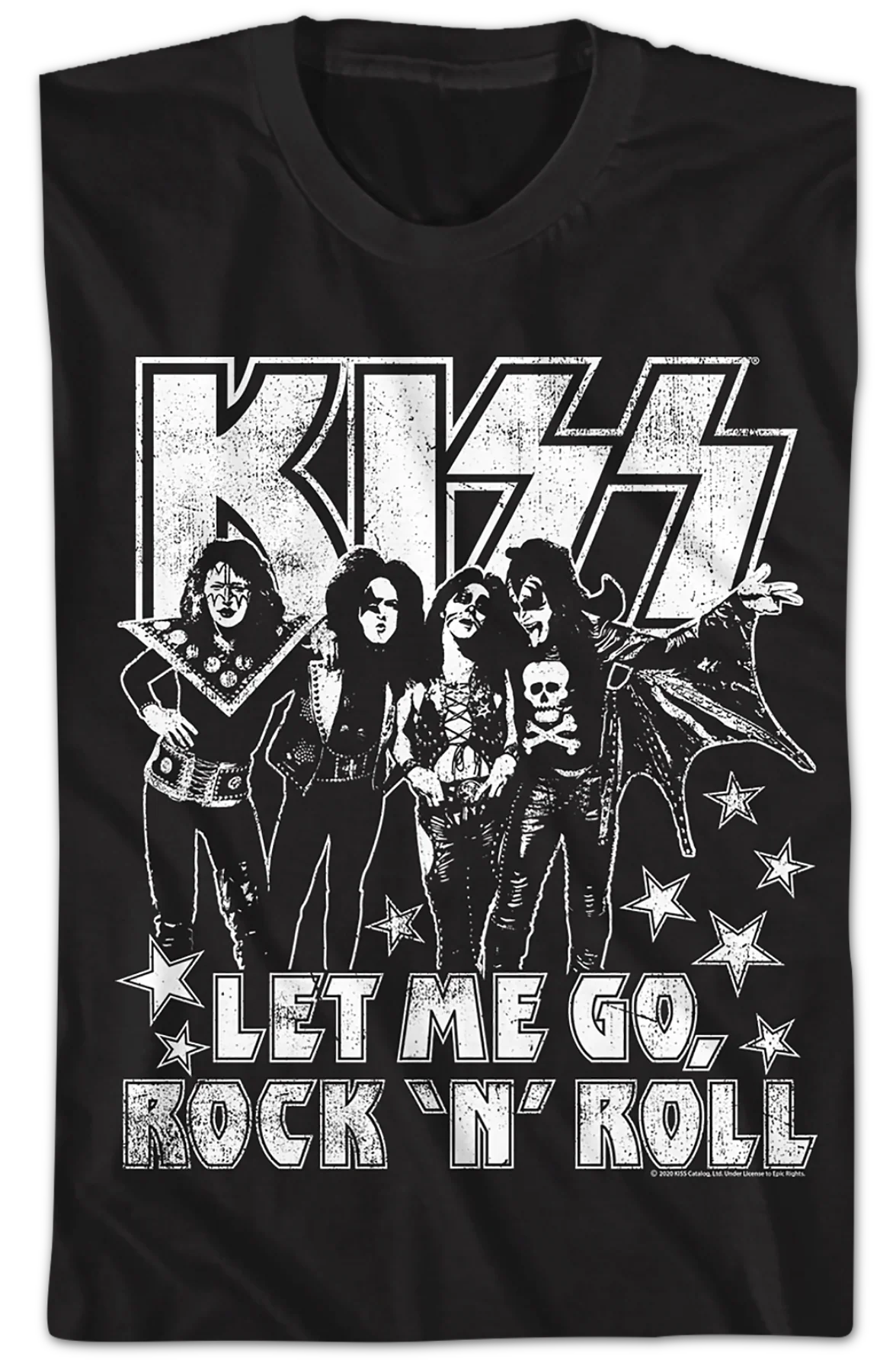 Let Me Go Rock 'N' Roll Kiss T-Shirt - Image 2