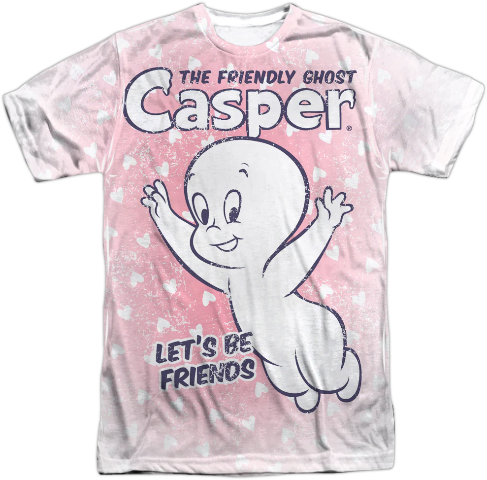 Let's Be Friends Casper The Friendly Ghost T-Shirt