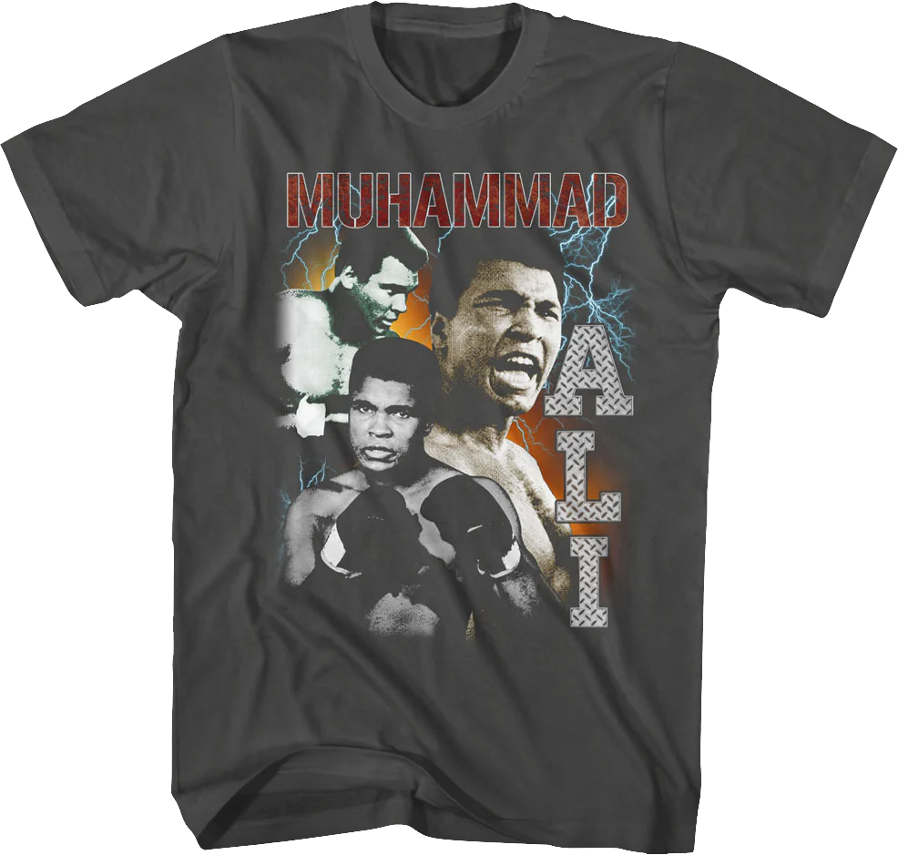 Lightning Collage Muhammad Ali T-Shirt