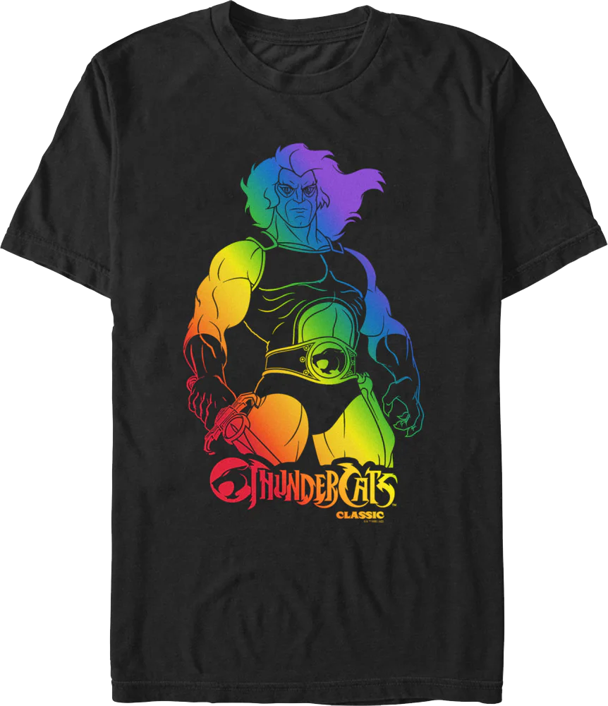 Lion-O Rainbow Colors ThunderCats T-Shirt