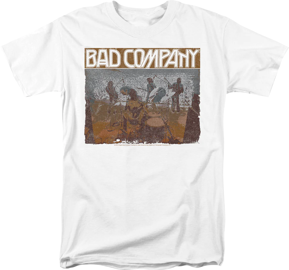 Live For The Music Bad Company T-Shirt