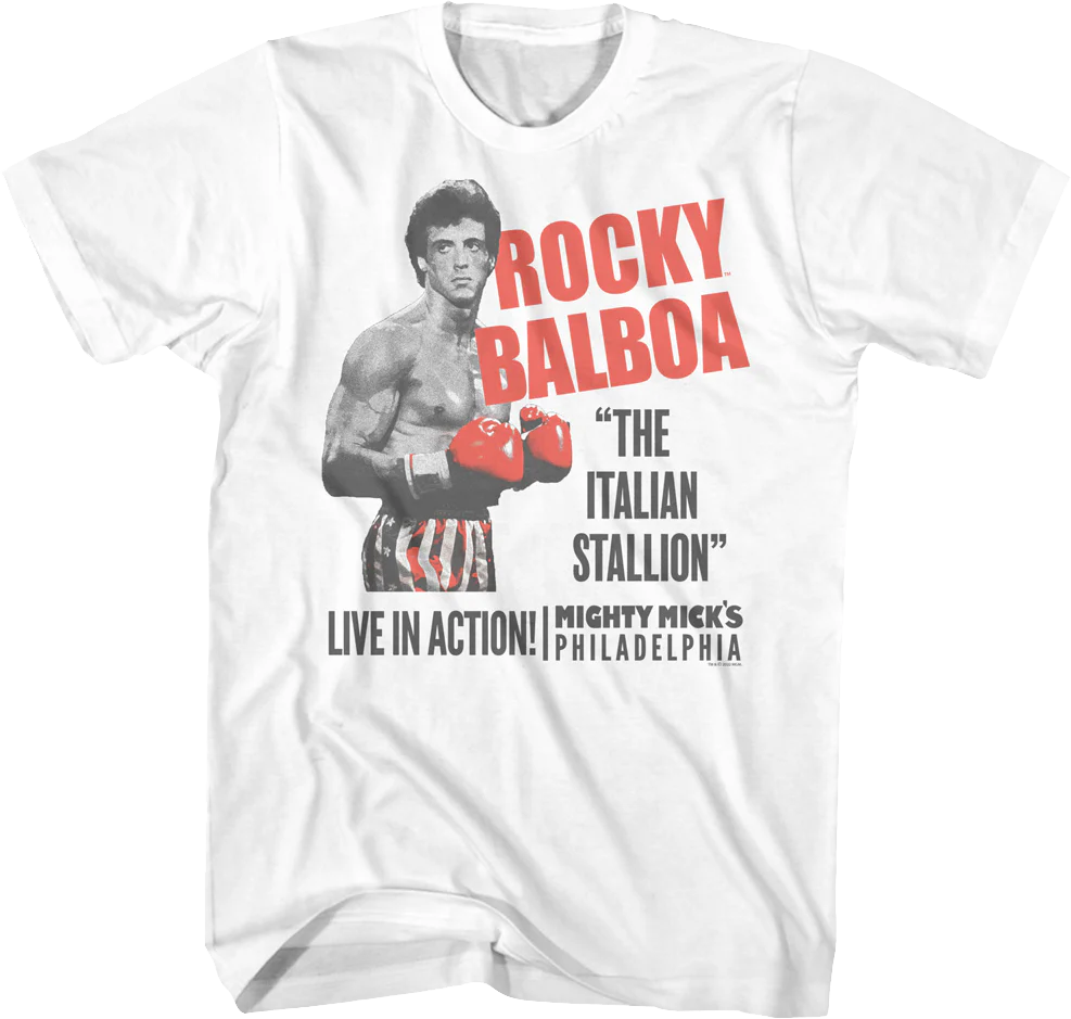 Live In Action Rocky T-Shirt