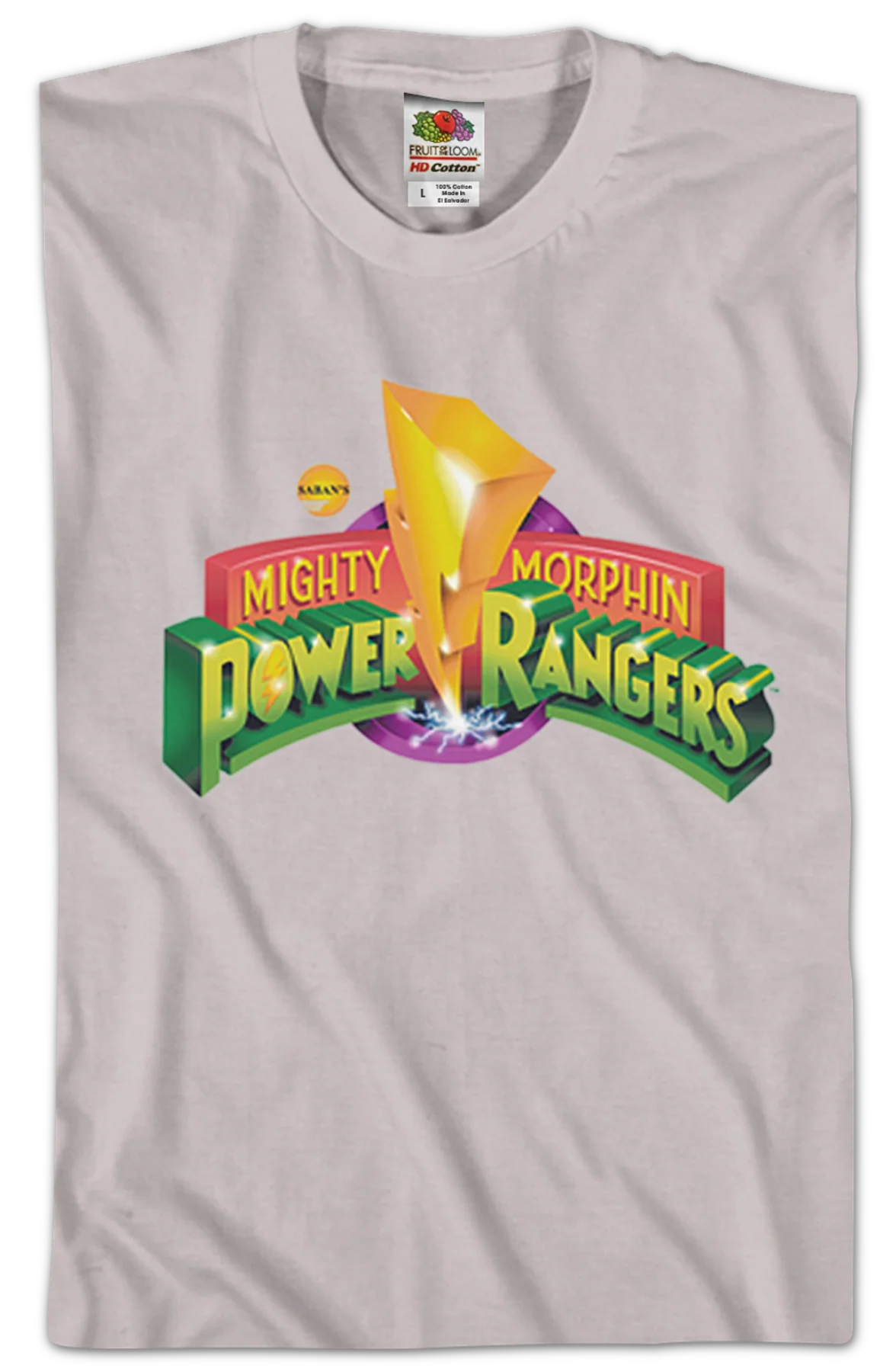 Logo Mighty Morphin Power Rangers T-Shirt - Image 2