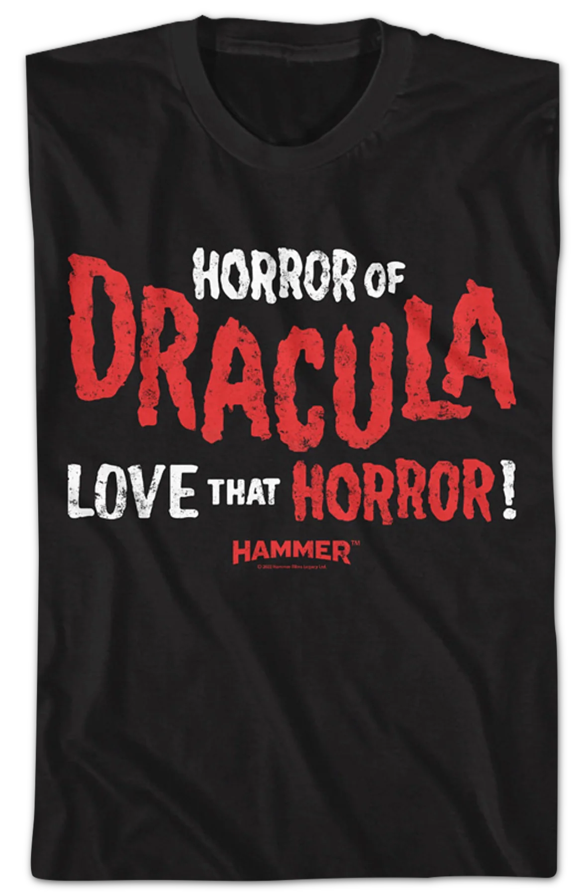 Love That Horror Hammer Films T-Shirt - Image 2