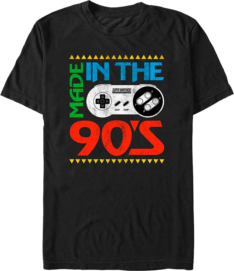 Made In The 90's Super Nintendo T-Shirt