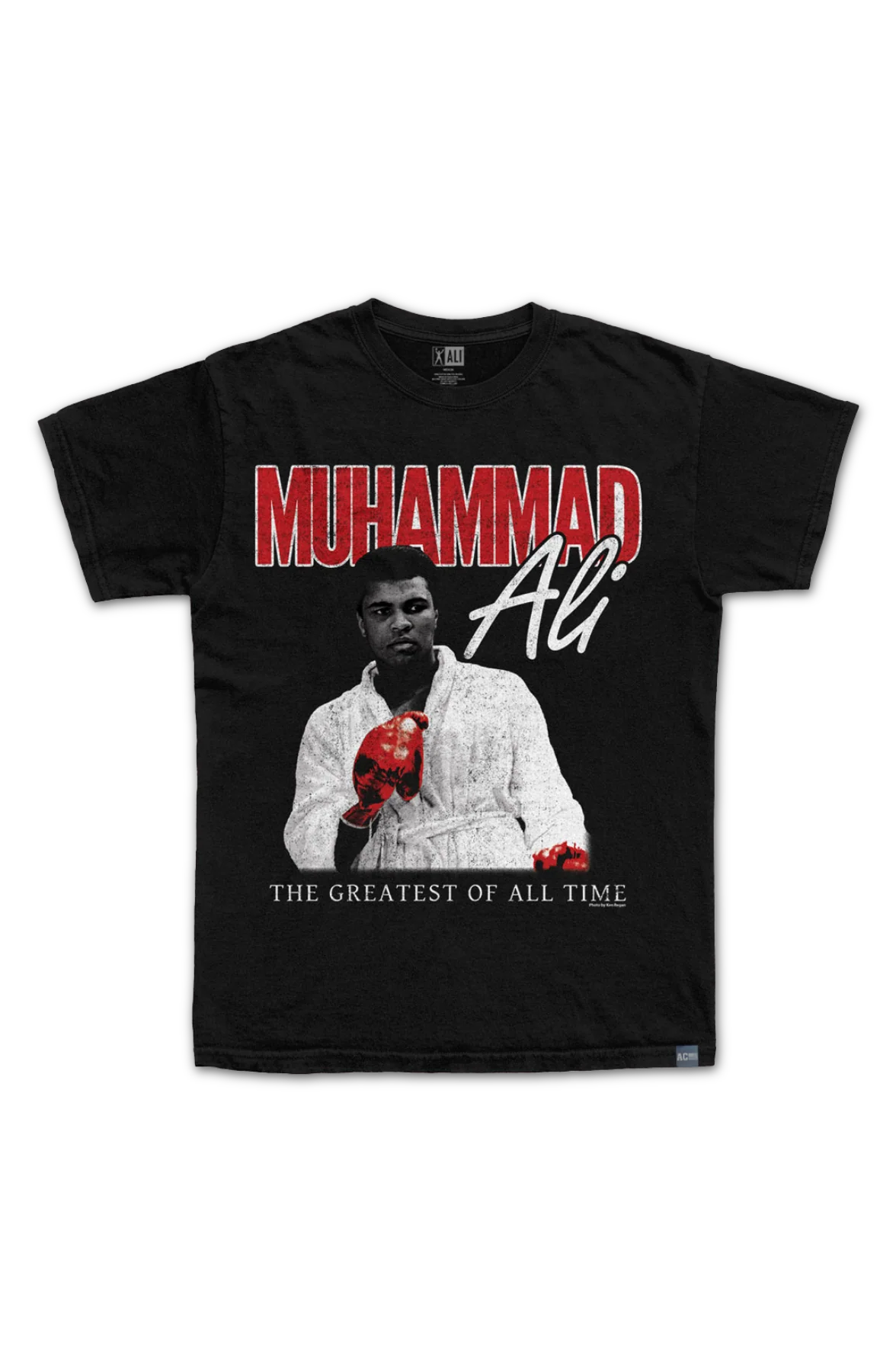 Made In USA Red Glove Muhammad Ali T-Shirt - Image 2