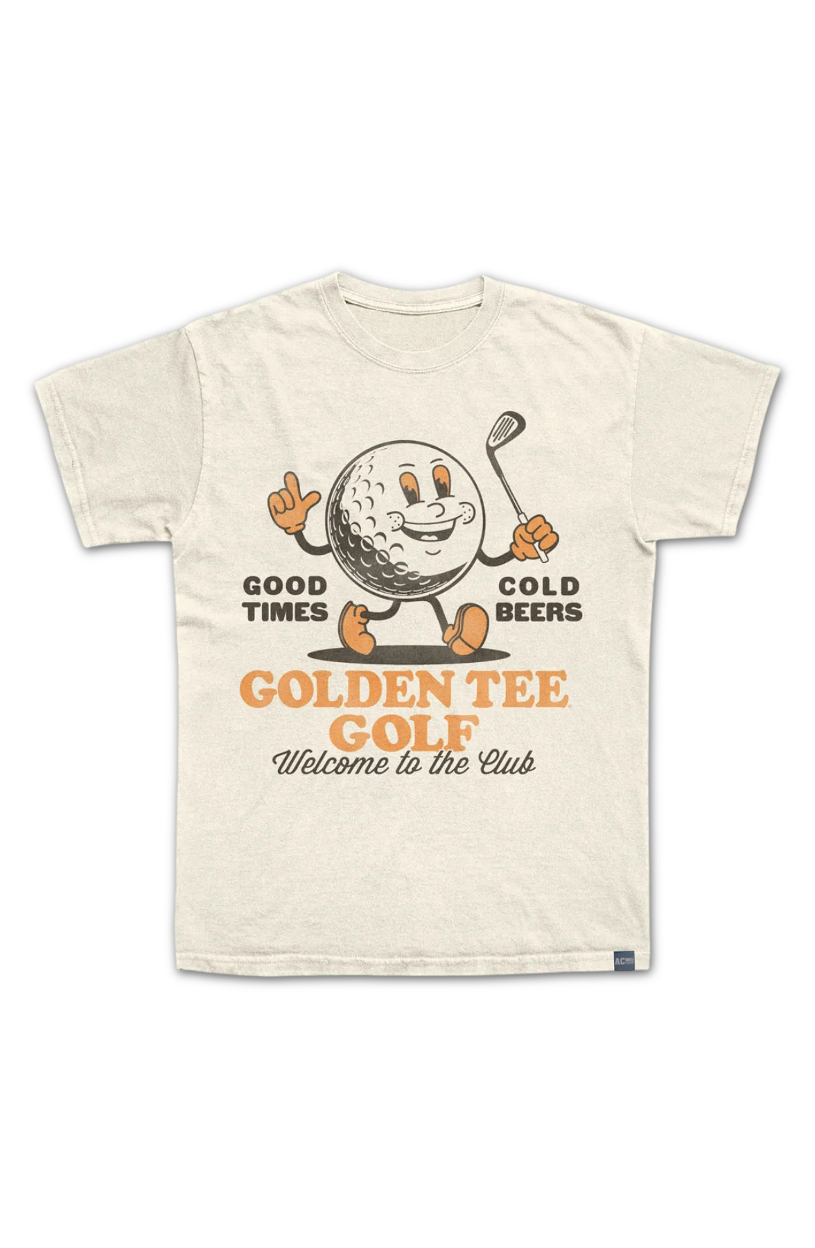 Made In USA Welcome To The Club Golden Tee Golf T-Shirt - Image 2