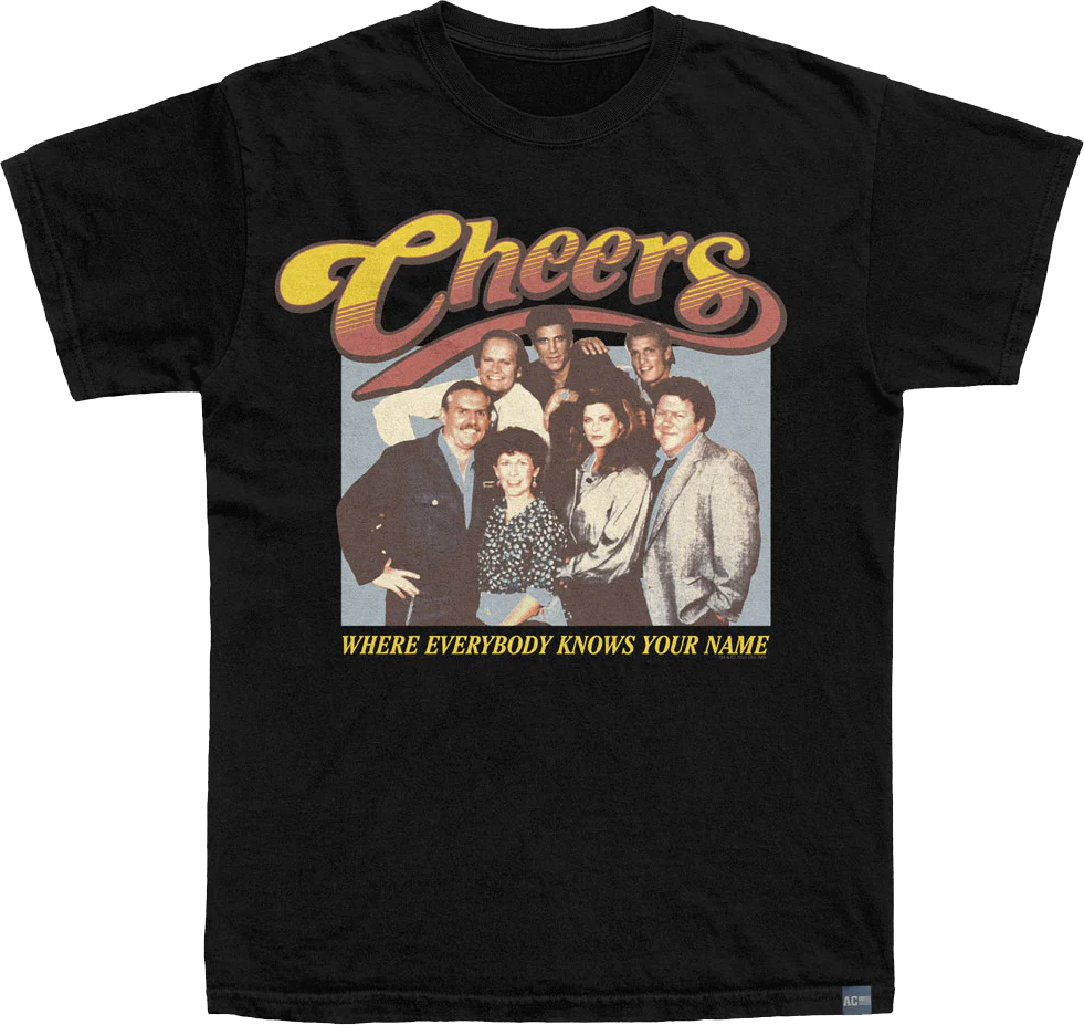 Made In USA Where Everybody Knows Your Name Cast Cheers T-Shirt