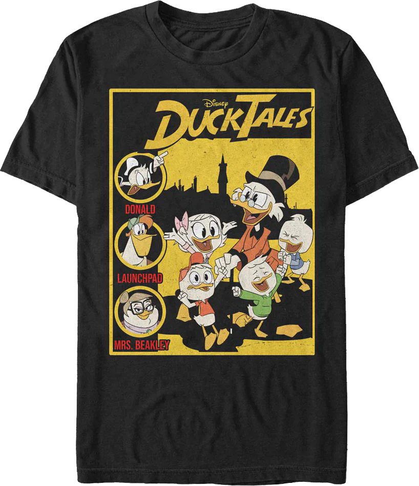 Main Cast And Supporting Characters DuckTales T-Shirt