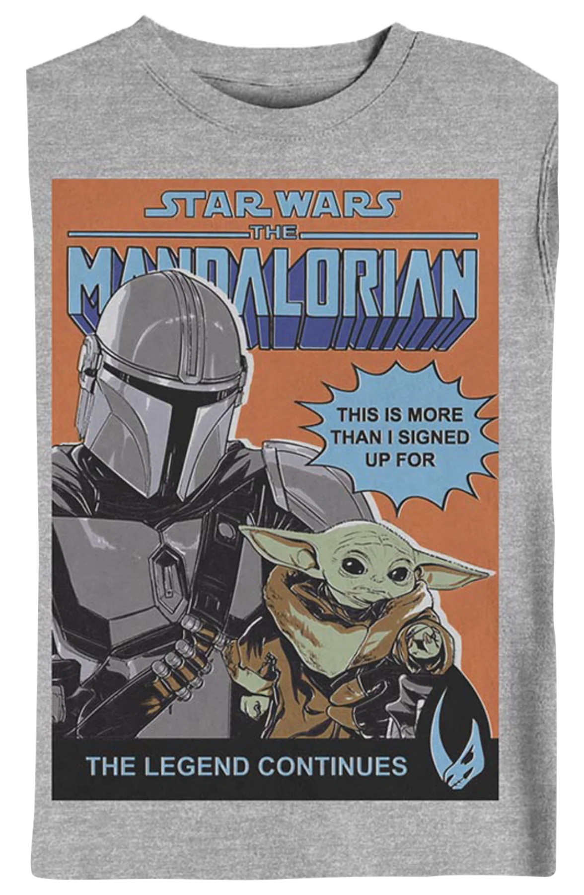 Mandalorian Legend Continues Comic Book Cover Star Wars Sweatshirt - Image 2