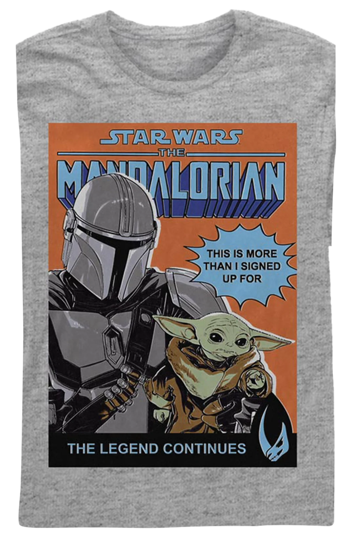 Mandalorian Legend Continues Comic Cover Star Wars Long Sleeve Shirt - Image 2