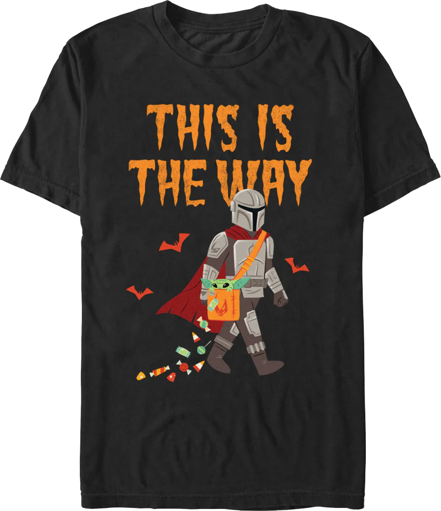 Mandalorian This Is The Way Halloween Star Wars T-Shirt
