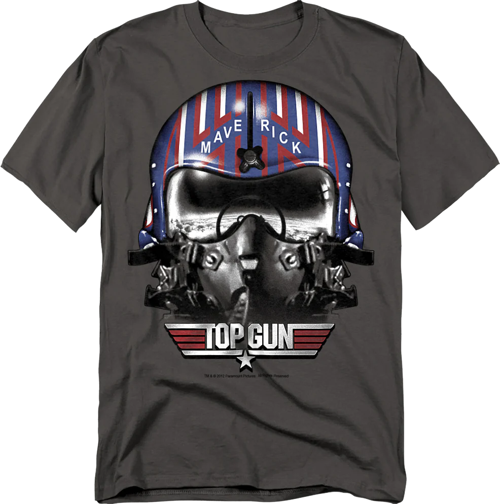 Maverick Helmet Top Gun T-Shirt
