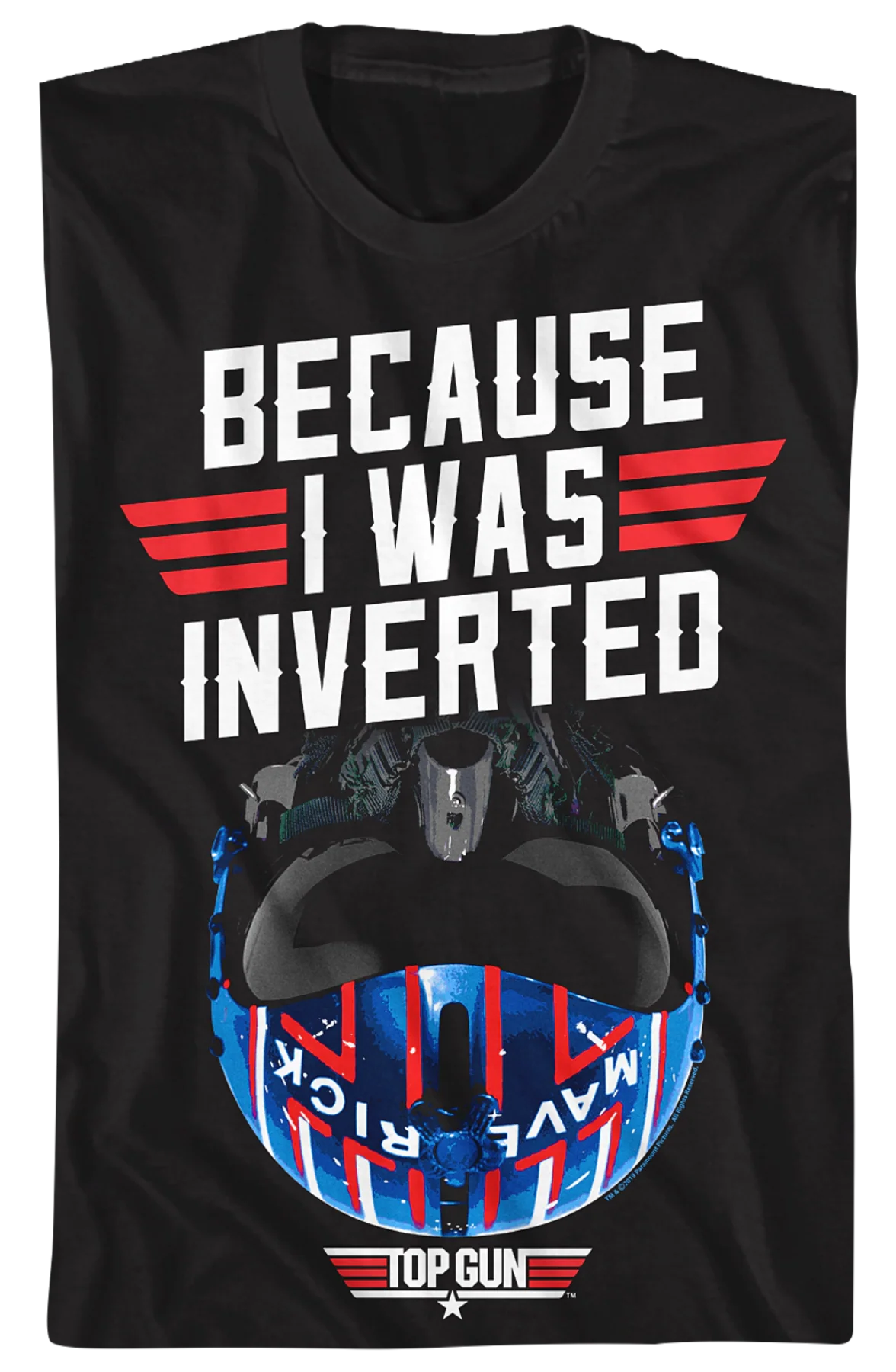 Maverick Inverted Top Gun T-Shirt - Image 2