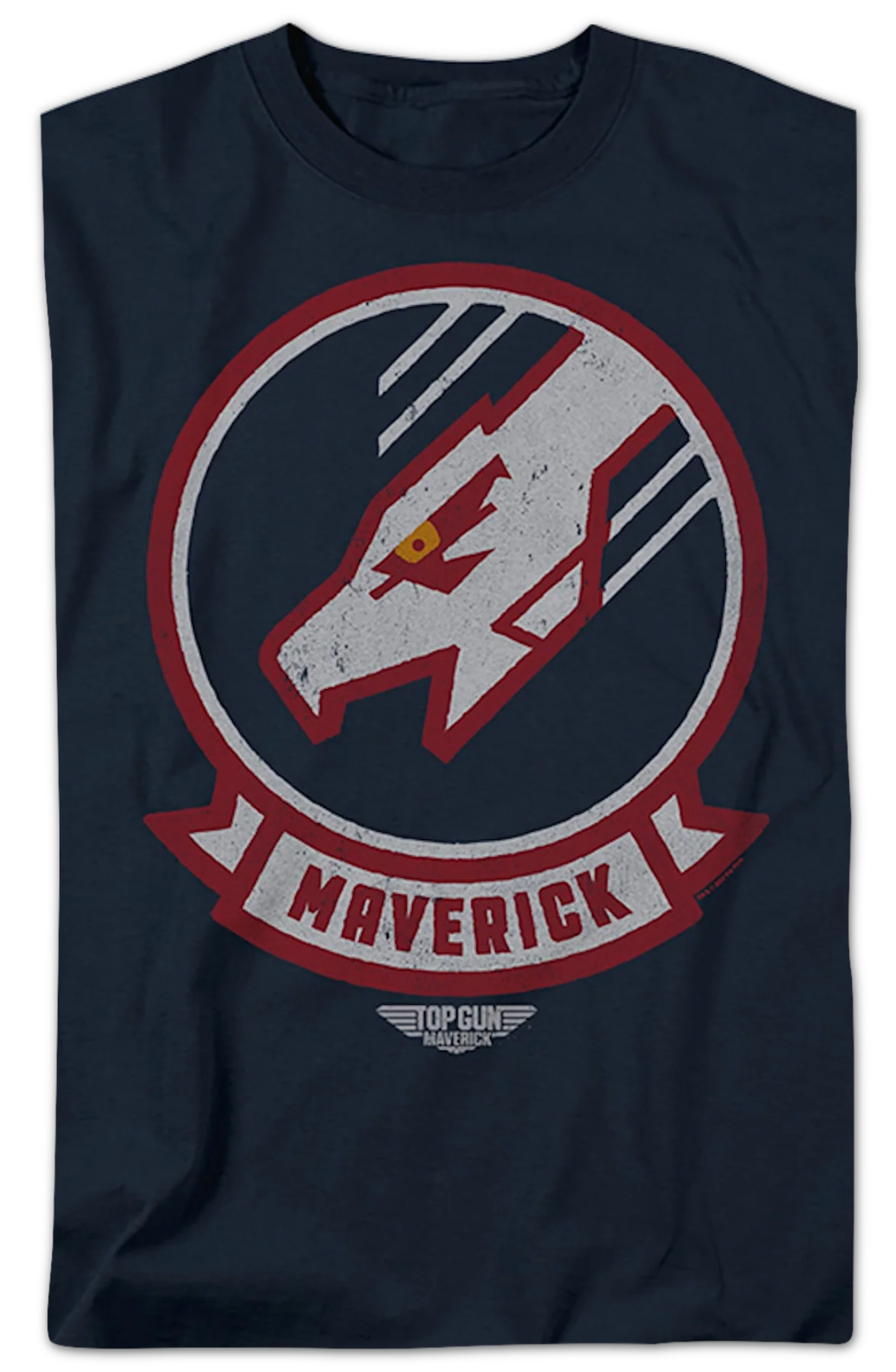 Maverick Patch Logo Top Gun: Maverick T-Shirt - Image 2