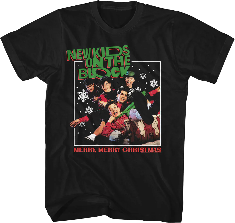 Merry, Merry Christmas New Kids On The Block T-Shirt
