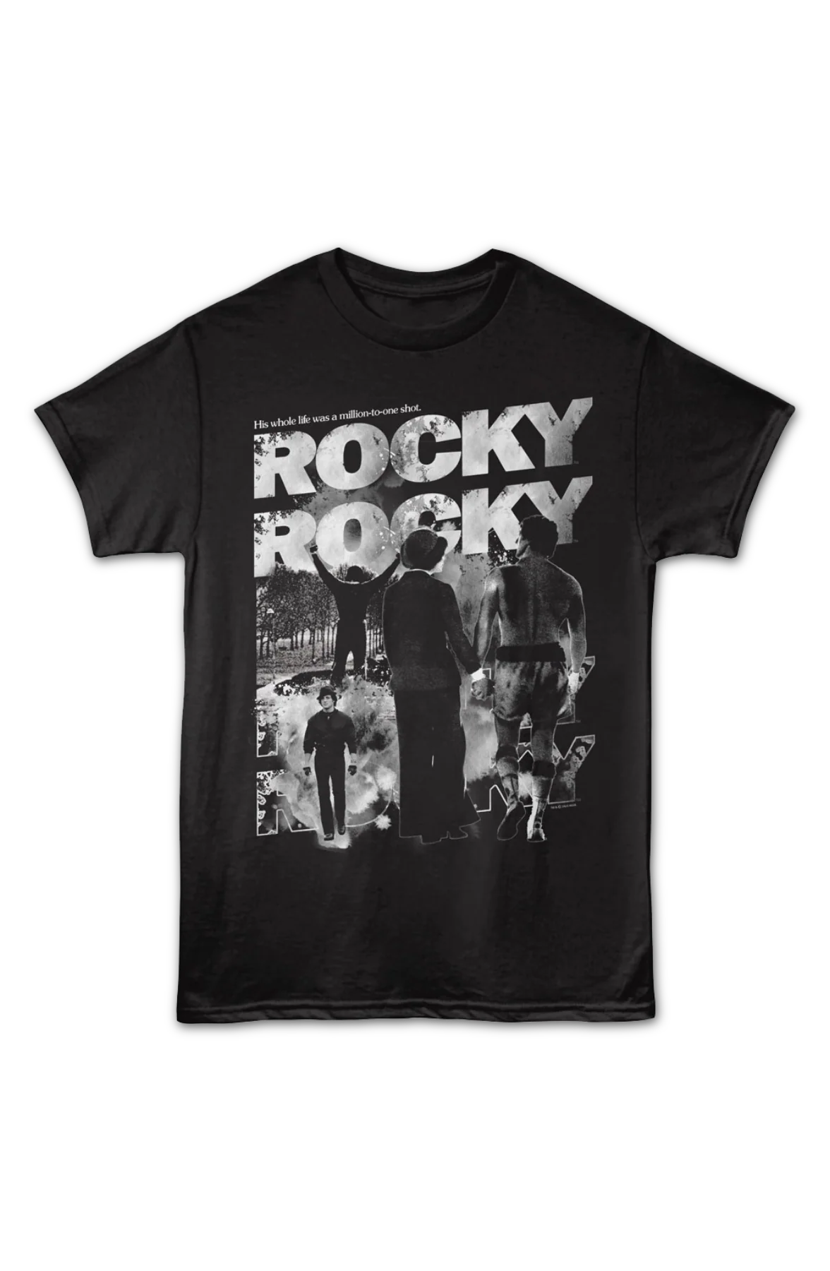 Million-To-One Shot Collage Rocky T-Shirt - Image 2