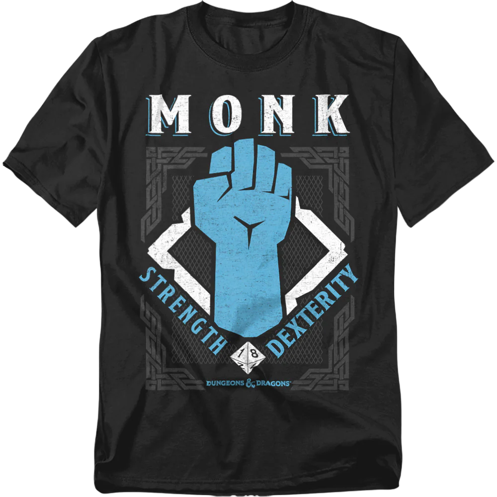 Monk Logo Dungeons & Dragons T-Shirt