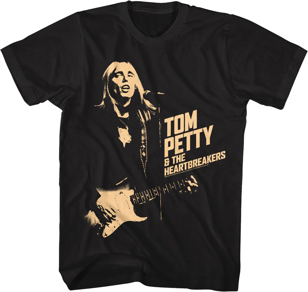 Monochrome Tom Petty & The Heartbreakers T-Shirt