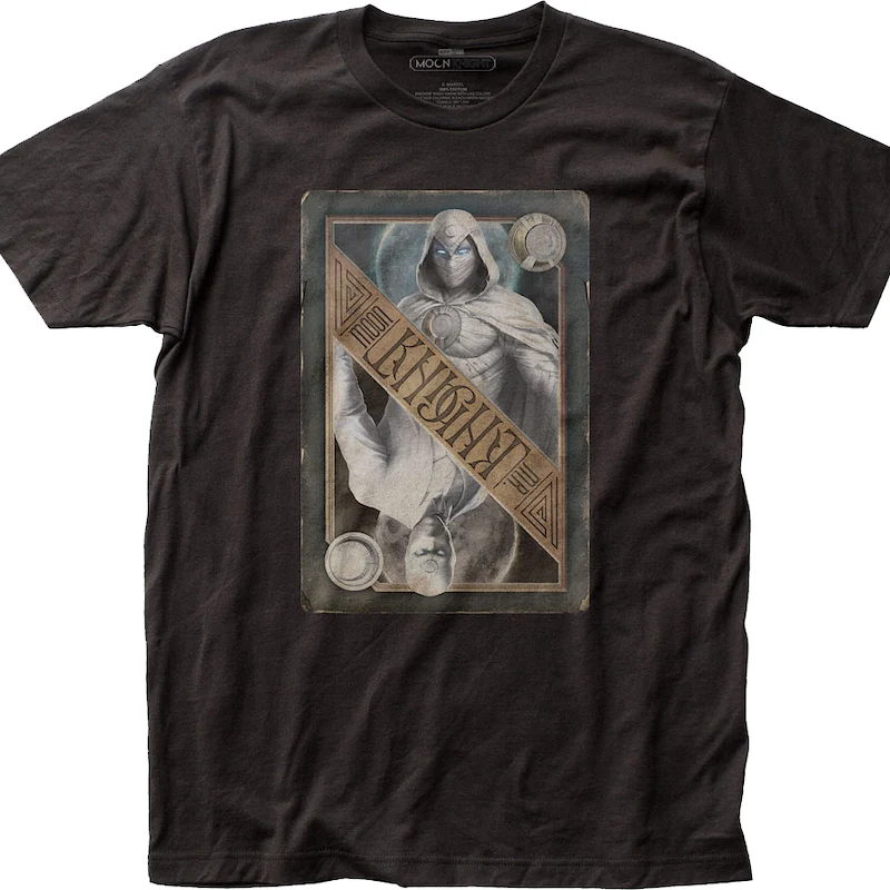 Moon Knight Playing Card Marvel Comics T-Shirt