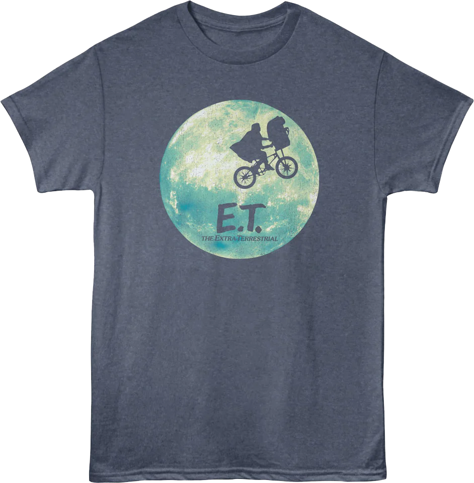 Moon Silhouette E.T. The Extra-Terrestrial T-Shirt
