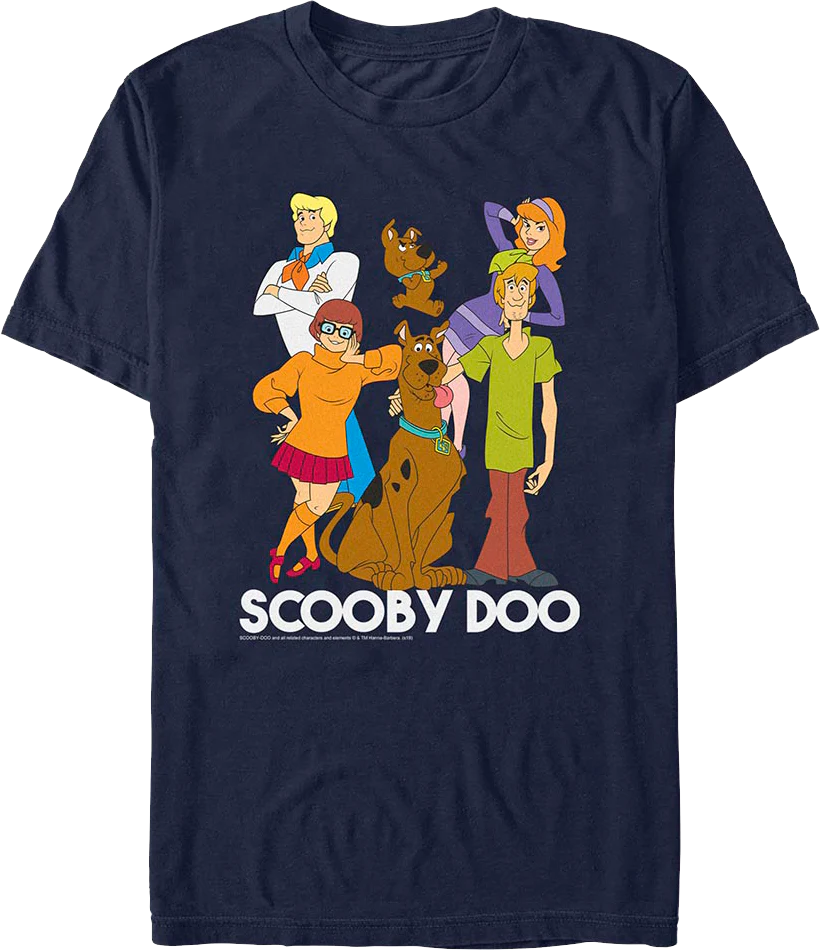 Mystery Inc. Group Photo Scooby-Doo T-Shirt