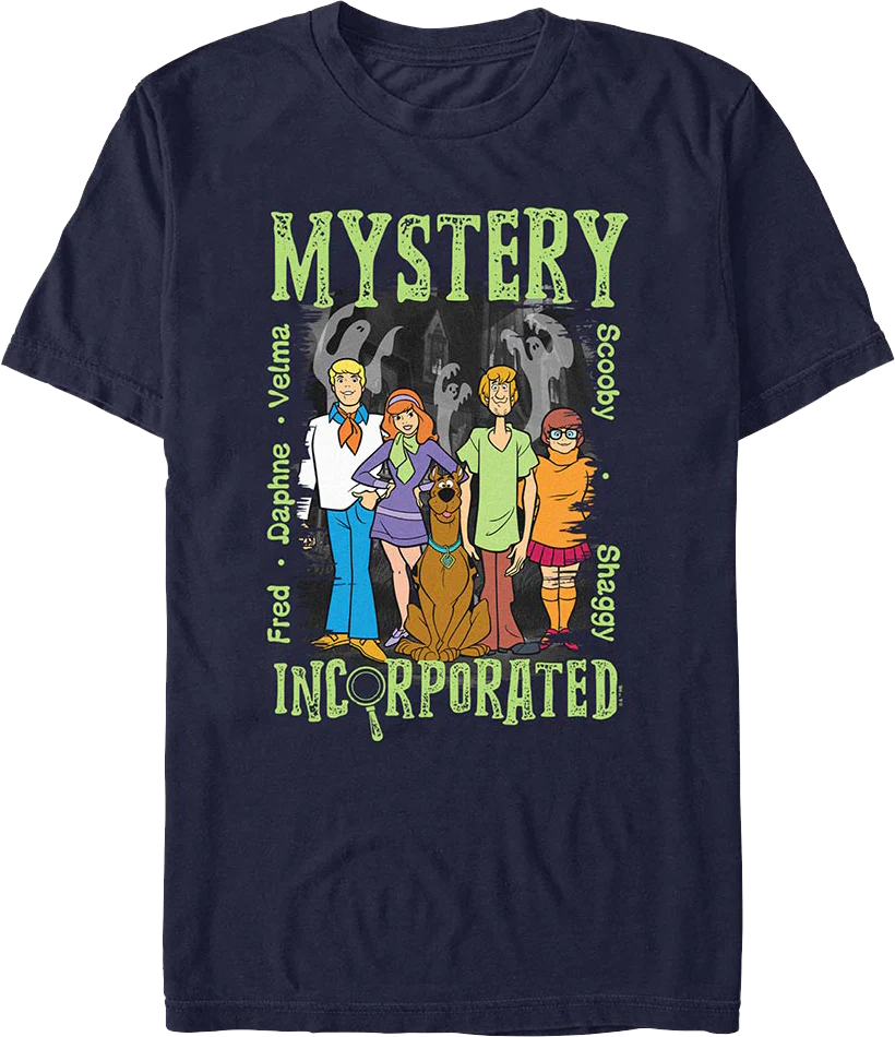 Mystery Incorporated Names Scooby-Doo T-Shirt