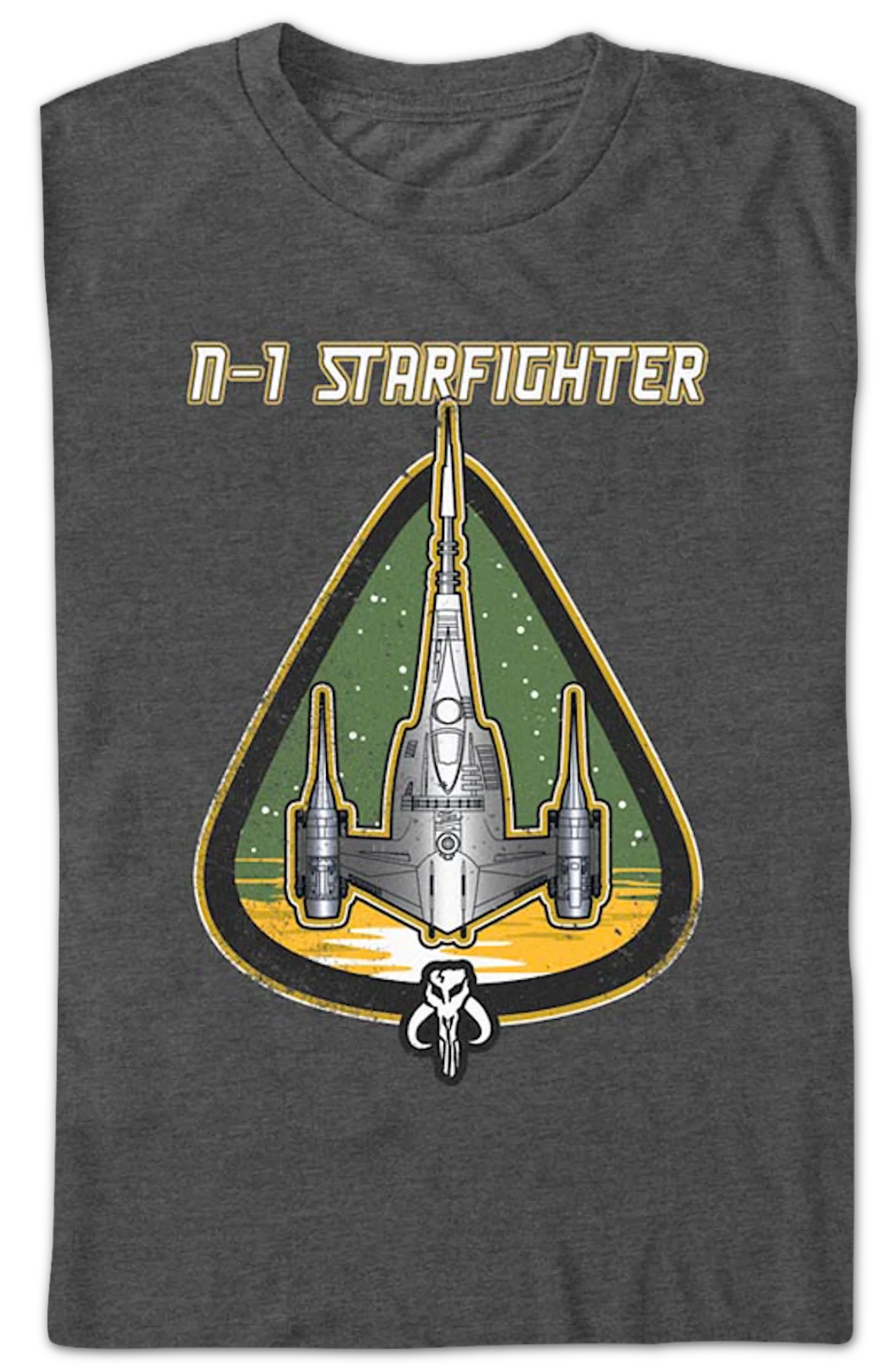 N-1 Starfighter Mandalorian Star Wars T-Shirt - Image 2