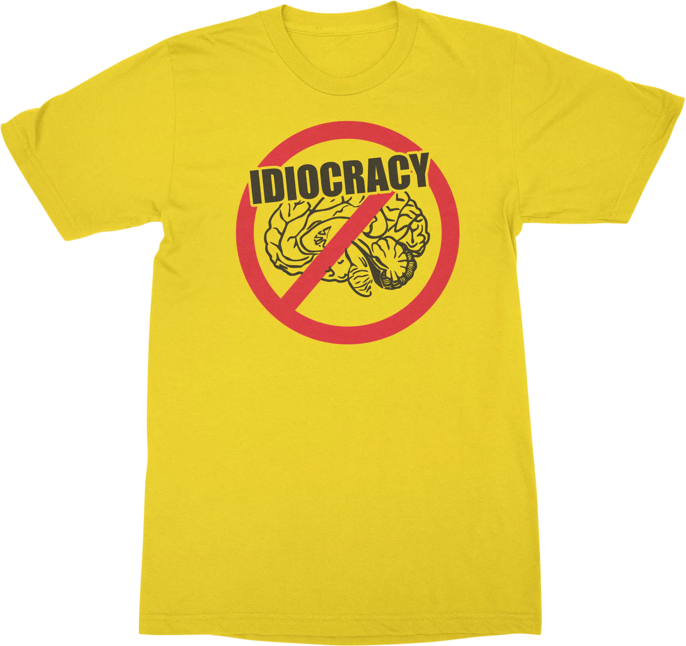 No Brain Logo Idiocracy T-Shirt
