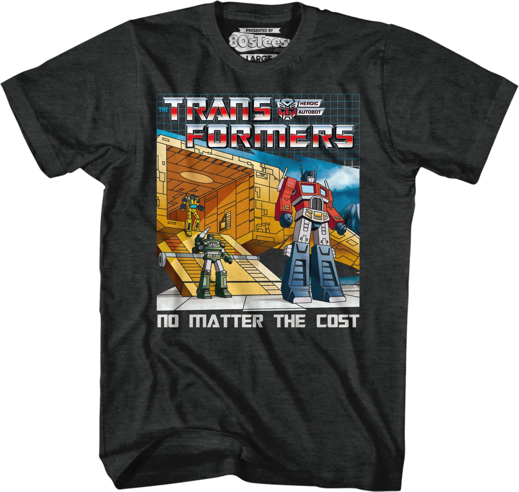 No Matter The Cost Black Heather Transformers T-Shirt